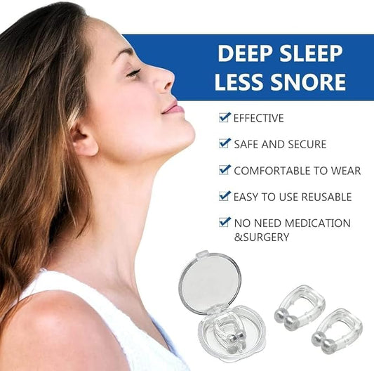 Magnetic Anti-Snoring Nose Clip – Silicone Nasal Dilator
