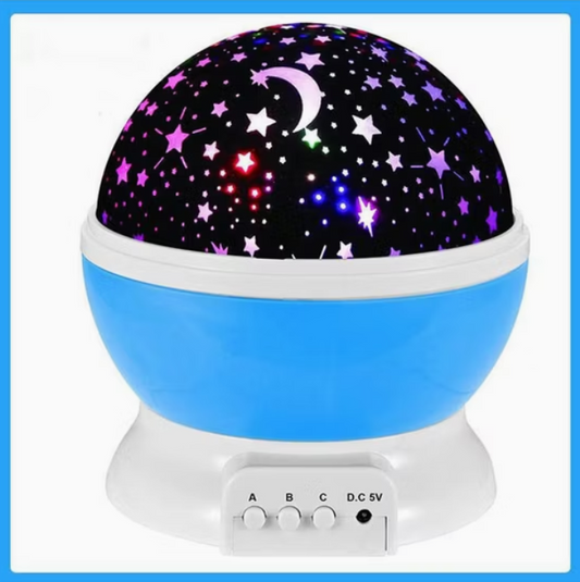 360° Rotating 8-Color Celestial Night Projector – LED Cosmos Lamp