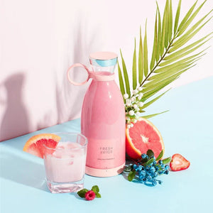 Portable 320ml Rechargeable Blender (Pink)
