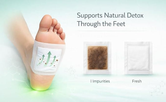 Herbal Bamboo Vinegar Foot Pads – Overnight Wellness Patches (10 Pads)