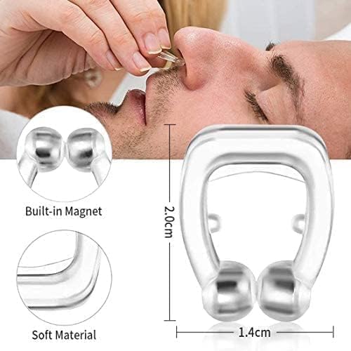 Magnetic Anti-Snoring Nose Clip – Silicone Nasal Dilator