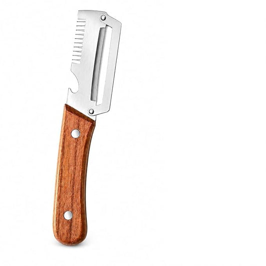 3-in-1 Stainless Steel Vegetable Peeler – Grater & Bottle Opener