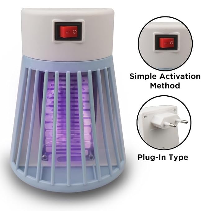 USB Electric Insect & Mosquito Trap Lamp – UV LED Bug Zapper