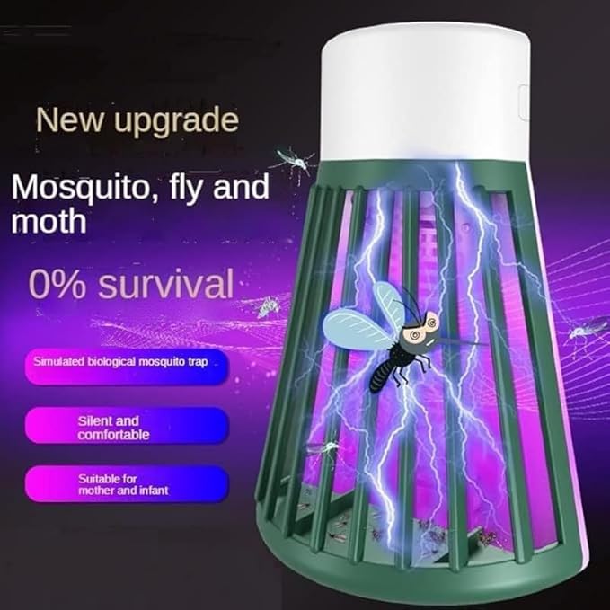USB Electric Insect & Mosquito Trap Lamp – UV LED Bug Zapper