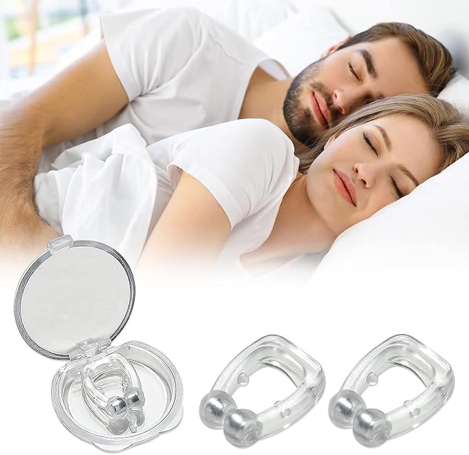 Magnetic Anti-Snoring Nose Clip – Silicone Nasal Dilator