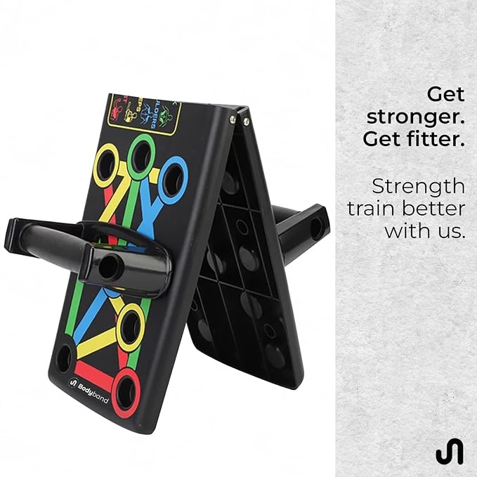 Multi-Angle Foldable Push-Up Training System – Upper Body Workout Board