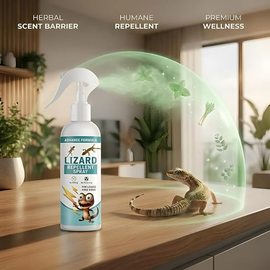 Natural Botanical Lizard & Gecko Repellent Spray – Peppermint Defense (200ml)