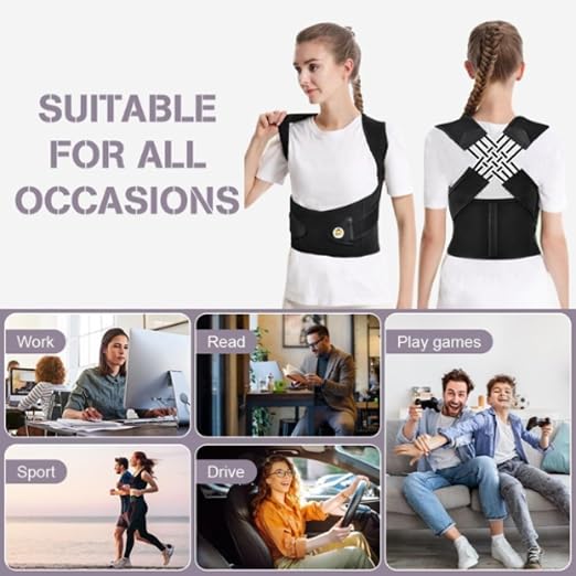 Ergonomic Posture & Spine Alignment Belt – Breathable Back Support