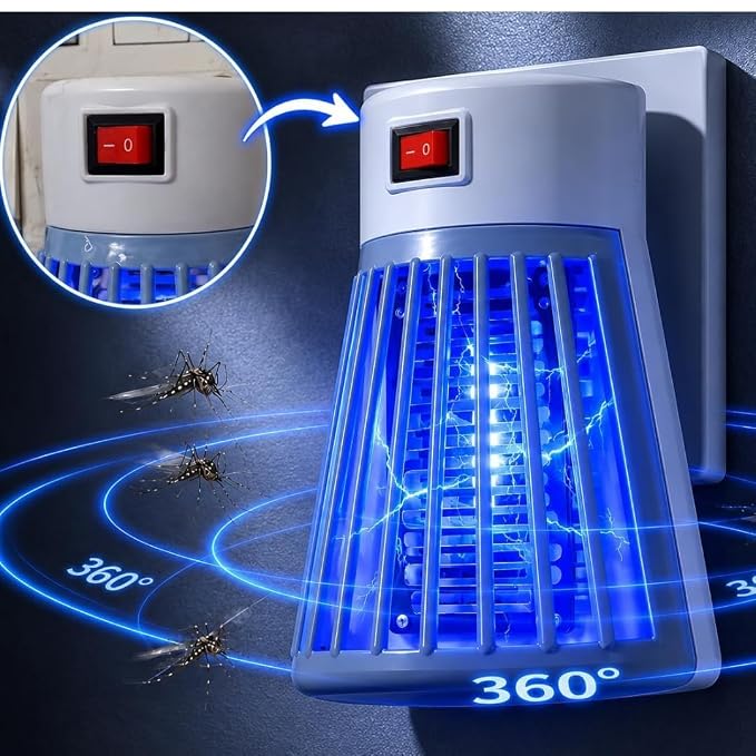 USB Electric Insect & Mosquito Trap Lamp – UV LED Bug Zapper