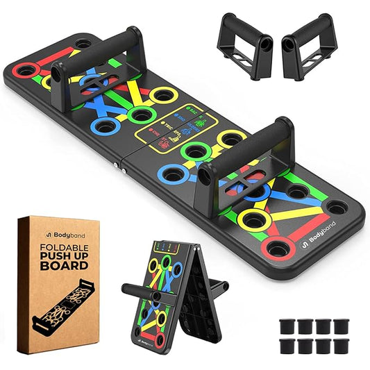Multi-Angle Foldable Push-Up Training System – Upper Body Workout Board