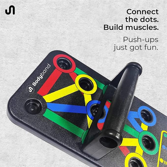 Multi-Angle Foldable Push-Up Training System – Upper Body Workout Board
